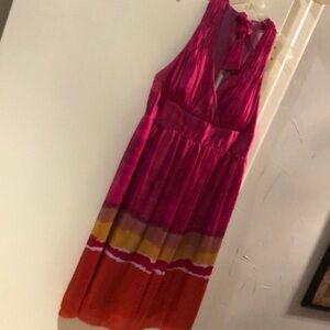 Max & Cleo Pink and Orange Dress